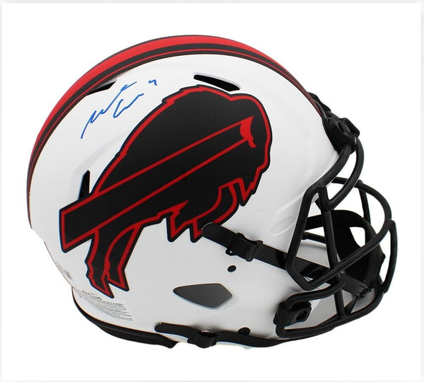 James Cook Signed Buffalo Bills Speed Authentic Lunar NFL Helmet