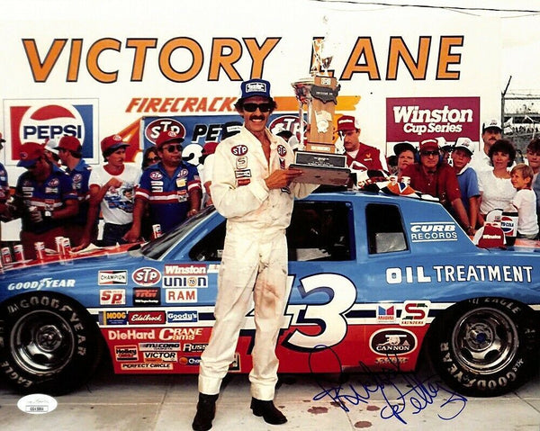 Richard Petty Signed 11x14 Nascar Winston Cup Photo JSA Hologram