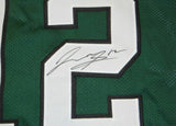 Josh Gordon Autographed Green College Style Jersey- JSA Witness Auth *2