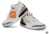 Michael Jordan Autographed Nike Air Jordan 3 Retro 'Reimagined' Shoes UDA LE 23