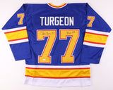 Pierre Turgeon Signed St Louis Blues Jersey (JSA COA) Hall of Fame 2023 / Center