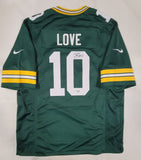 JORDAN LOVE SIGNED GREEN BAY PACKERS NIKE AUTHENTIC JERSEY BECKETT QR