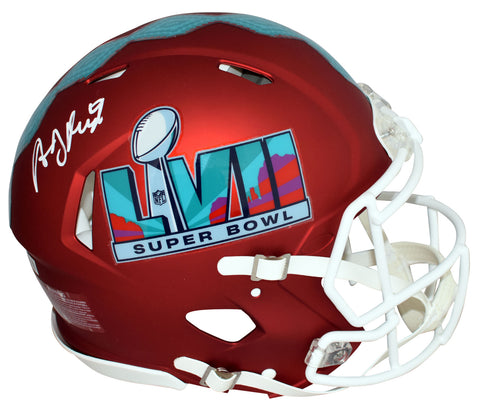 ANDY REID SIGNED KANSAS CITY CHIEFS SUPER BOWL 57 LVII AUTHENTIC HELMET BECKETT