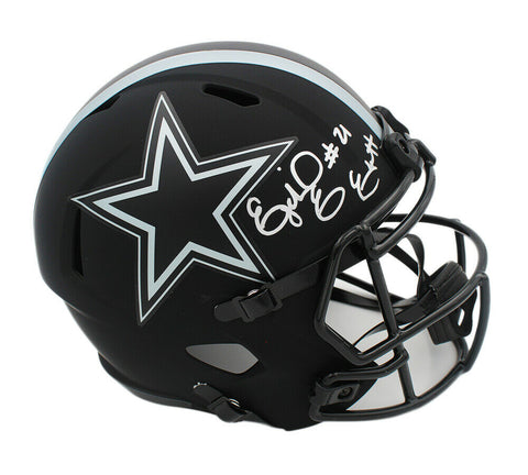 Ezekiel Elliott Signed Dallas Cowboys Speed Full Size Eclipse NFL Helmet