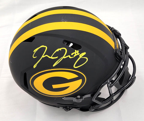 Josh Jacobs Signed Green Bay Riddell Speed Eclipse Authentic Helmet Beckett