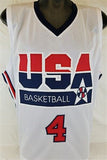 Christian Laettner Signed White Team USA Jersey (JSA) 1992 Gold Medal Dream Team