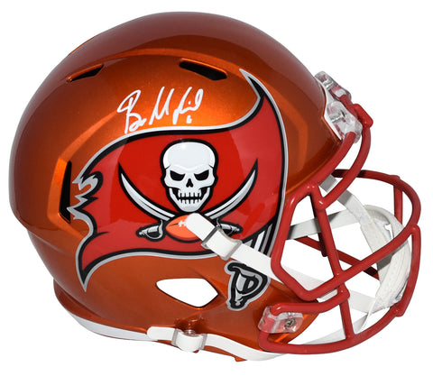 BAKER MAYFIELD SIGNED TAMPA BAY BUCCANEERS BUCS FLASH FULL SIZE HELMET BECKETT