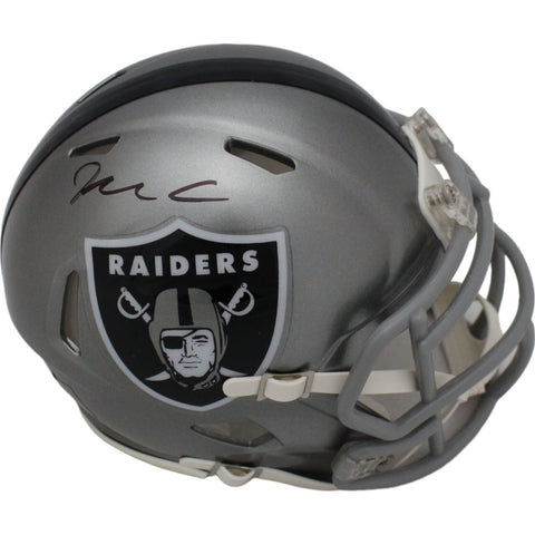 Maxx Crosby Signed Las Vegas Raiders Flash Mini Helmet Beckett 44928