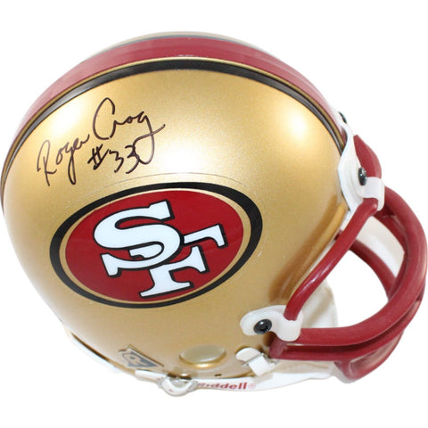 Roger Craig Signed San Francisco 49ers VSR4 TB Replica Mini Helmet BAS 44268