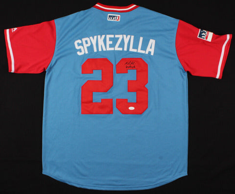 Mike Minor Signed Texas Rangers Player's Weekend Jersey Inscribed "Spykezylla"