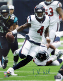 DESHAUN WATSON AUTOGRAPHED 16X20 PHOTO HOUSTON TEXANS BECKETT BAS STOCK #125344