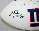 Evan Engram Autographed New York Giants Logo Football- JSA Authenticated