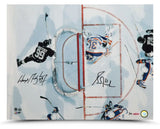 Wayne Gretzky / Grant Fuhr Autographed "Aerial Assault" 16" x 20" Photo UDA LE