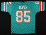 Mark "Super" Duper Signed Dolphins Jersey (PSA Hologram) 3xPro Bowl WR