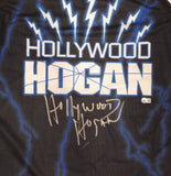 WWE Hulk Hogan Autographed Black Jersey "Hollywood Hogan" Beckett QR #WR25667