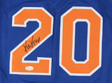 Kevin Knox Signed New York Knicks Jersey (JSA COA) 2018 1st Rd Pk / Overall #9