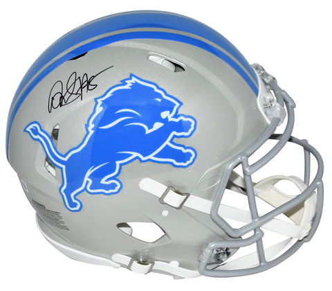 DAVID MONTGOMERY AUTOGRAPHED DETROIT LIONS AUTHENTIC SPEED HELMET BECKETT