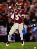 Jameis Winston Autographed Seminoles 16x20 Looking to Pass Photo- JSA Auth