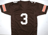 Mark Moseley Autographed Brown Pro Style Jersey - Beckett W Hologram *Black