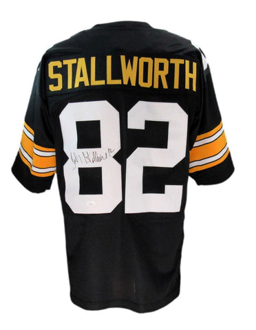 John Stallworth Steelers Signed Black Jersey JSA 130563