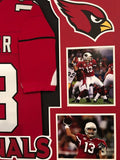 FRAMED KURT WARNER AUTOGRAPHED SIGNED ARIZONA CARDINALS JERSEY AAA HOLO