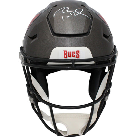 Tom Brady Autographed/Signed Tampa Bay Buccaneers SpeedFlex Helmet FAN 46984