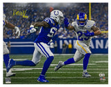 Kyren Williams Autographed Los Angeles Rams "Stiff Arm" 16" x 20" Photo Beckett