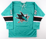 Patrick Marleau Signed Sharks Jersey (PSA) Veteran 20 year San Jose Left Winger