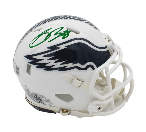 Saquon Barkley Signed Philadelphia Eagles Speed STS 3 NFL Mini Helmet