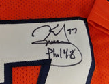 Karl Mecklenburg Signed Denver Broncos Jersey (JSA) 6xPro Bowl Linebacker