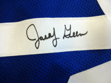 SEATTLE SEAHAWKS JACOB GREEN AUTOGRAPHED SIGNED BLUE JERSEY MCS HOLO 85962