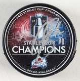 Andrew Cogliano Signed Colorado Avalanche Logo Puck (JSA COA) 2022 Stanley Cup