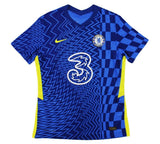 Mason Mount Signed Chelsea Nike Blue Checkers Soccer Jersey