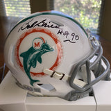 BOB GRIESE AUTOGRAPHED SIGNED MIAMI DOLPHINS '66 TB MINI HELMET W/HOF 90 BECKETT