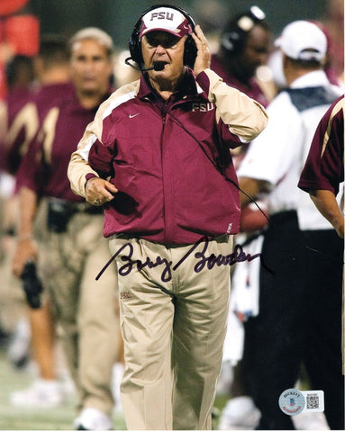 Bobby Bowden Autographed Florida State Seminoles 8x10 Photo Beckett #11