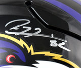 Ray Lewis Autographed Baltimore Ravens F/S Speed Flex Helmet- Beckett W Hologram