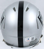 Richard Seymour Autographed Oakland Raiders Speed Mini Helmet w/HOF-BeckettWHolo