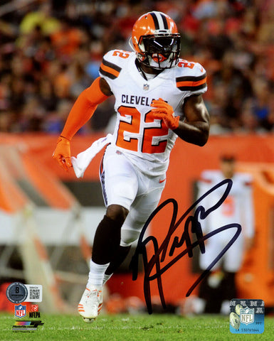 Jabrill Peppers Autographed Cleveland Browns 8x10 Photo Beckett 45606