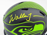 WALTER JONES AUTOGRAPHED SEAHAWKS ECLIPSE BLACK SPEED MINI HELMET JSA 234547