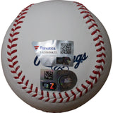 Chipper Jones Autographed/Signed Atlanta Braves OML Baseball HOF 18 FAN 46710