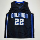 Autographed/Signed Franz Wagner Orlando Black Basketball Jersey Beckett BAS COA