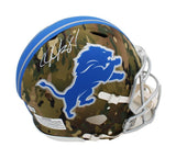 Calvin Johnson Signed Detroit Lions Speed Authentic Camo NFL Helmet