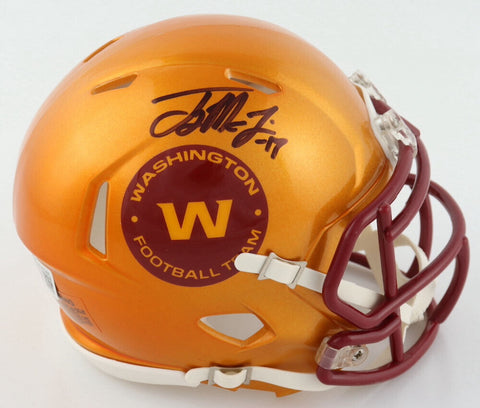 TERRY McLAURIN SIGNED WASHINGTON FOOTBALL TEAM COMMANDERS FLASH MINI HELMET BAS