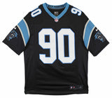 Panthers Julius Peppers Signed Black Nike Limited Jersey w/ Sewn #s BAS Witness