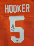 HENDON HOOKER AUTOGRAPHED SIGNED COLLEGE STYLE CUSTOM XL JERSEY BECKETT QR