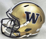 DILLON JOHNSON AUTOGRAPHED WASHINGTON GOLD FULL SIZE HELMET MCS HOLO 222072