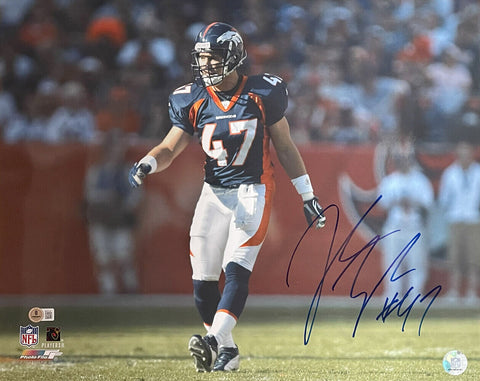 John Lynch Autographed Denver Broncos PF 16x20 Photo Beckett 44745