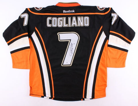 Andrew Cogliano Signed Ducks Reebok Jersey (Beckett ) 25th Overall Pk 2005 Draft