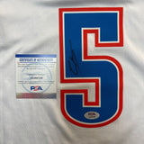 Luguentz Dort signed jersey PSA/DNA Oklahoma City Thunder Autographed