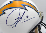 LaDainian Tomlinson Autographed Full Size Authentic Helmet Chargers Beckett